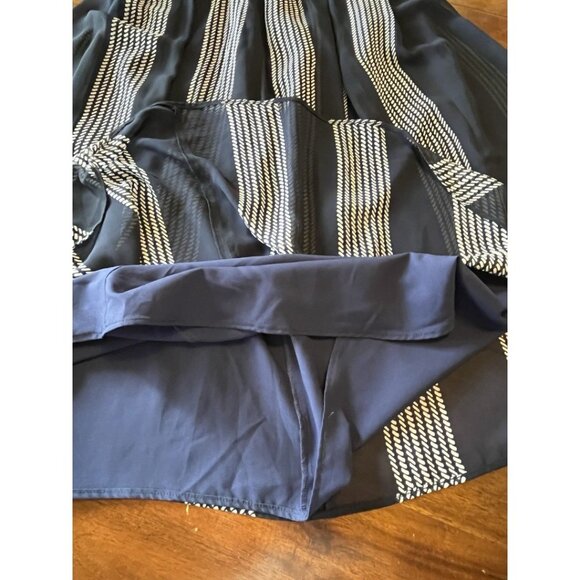 ANNE KLEIN Bilbao Stripe Chiffon Midi Skirt Women’s Sz 4 - Picture 10 of 11